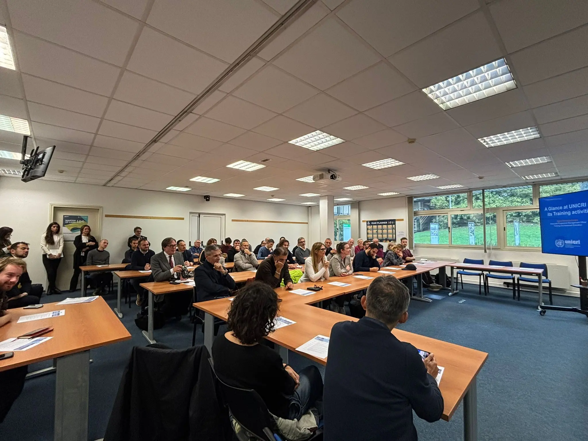 L'associazione Alumni in visita all'Unicri