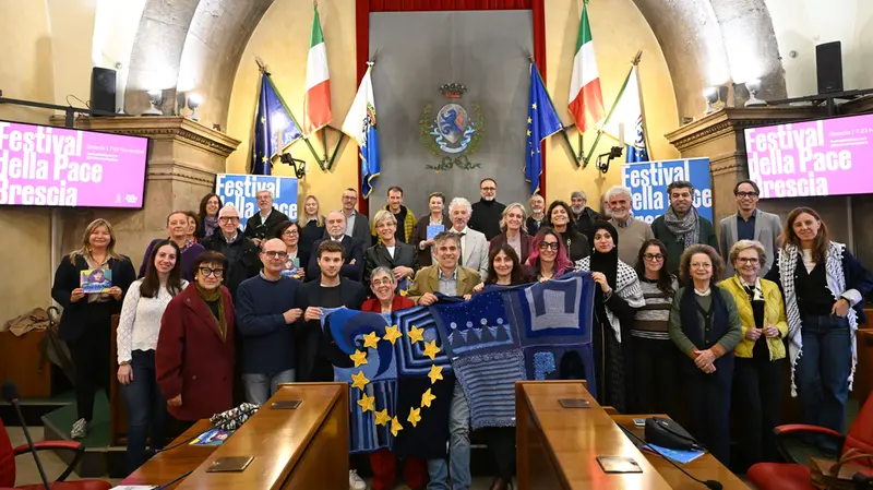 La presentazione del Festival in Loggia - Foto Comune di Brescia/Christian Penocchio
