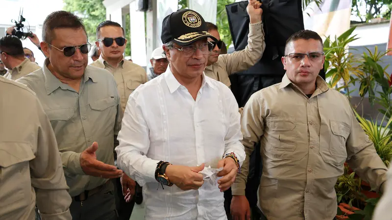 Il presidente colombiano Petro - Foto Ansa © www.giornaledibrescia.it