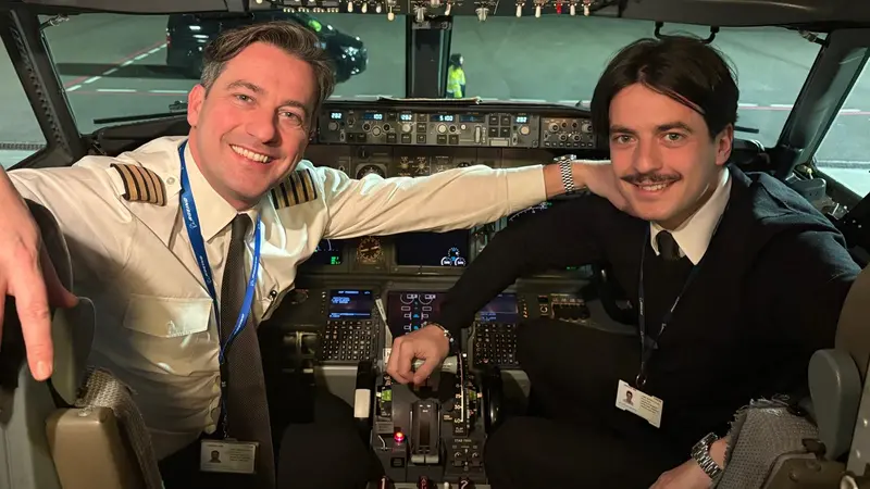 I piloti bresciani Andrea e Matteo Filippini