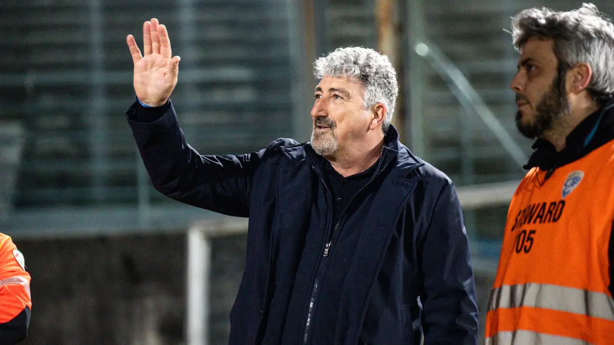 Dario Hubner a Brescia durante una partita dello scorso campionato - Foto New Reporter © www.giornaledibrescia.it