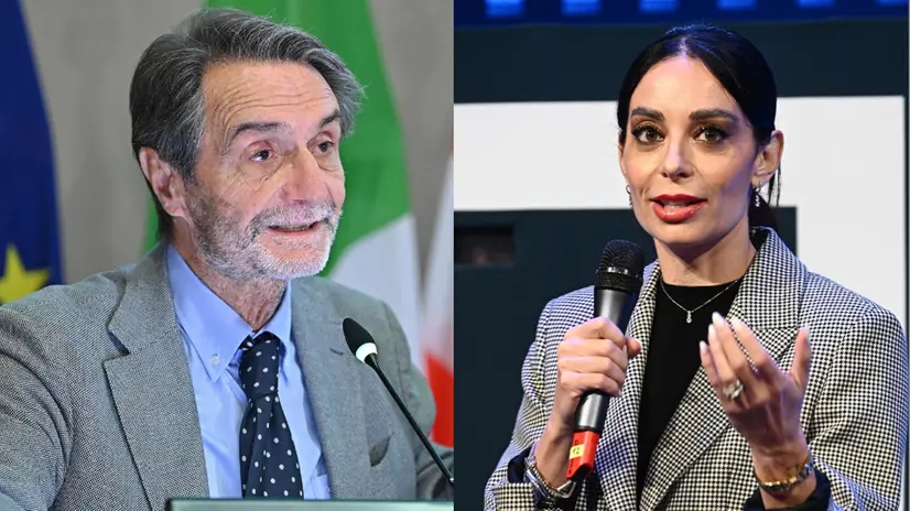 Attilio Fontana e Debora Massari