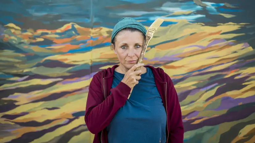 L'artista Vera Bugatti - Foto Andrea Zampatti