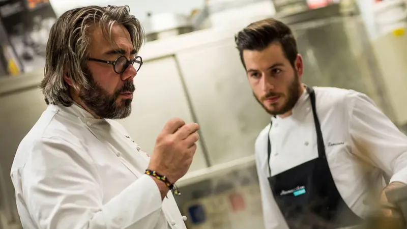 Lo chef del Miramonti l'Altro con Lanciani