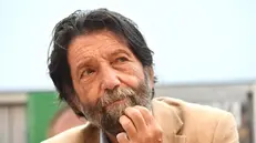 Massimo Cacciari ha partecipato ad una iniziativa elettorale a favore di Ferruccio Sansa candidato presidente della regione Liguria del centro sinistra. Genova 08 settembre 2020. ANSA/LUCA ZENNARO