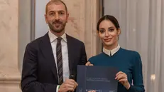 Debora Massari con Giangiacomo Calovini