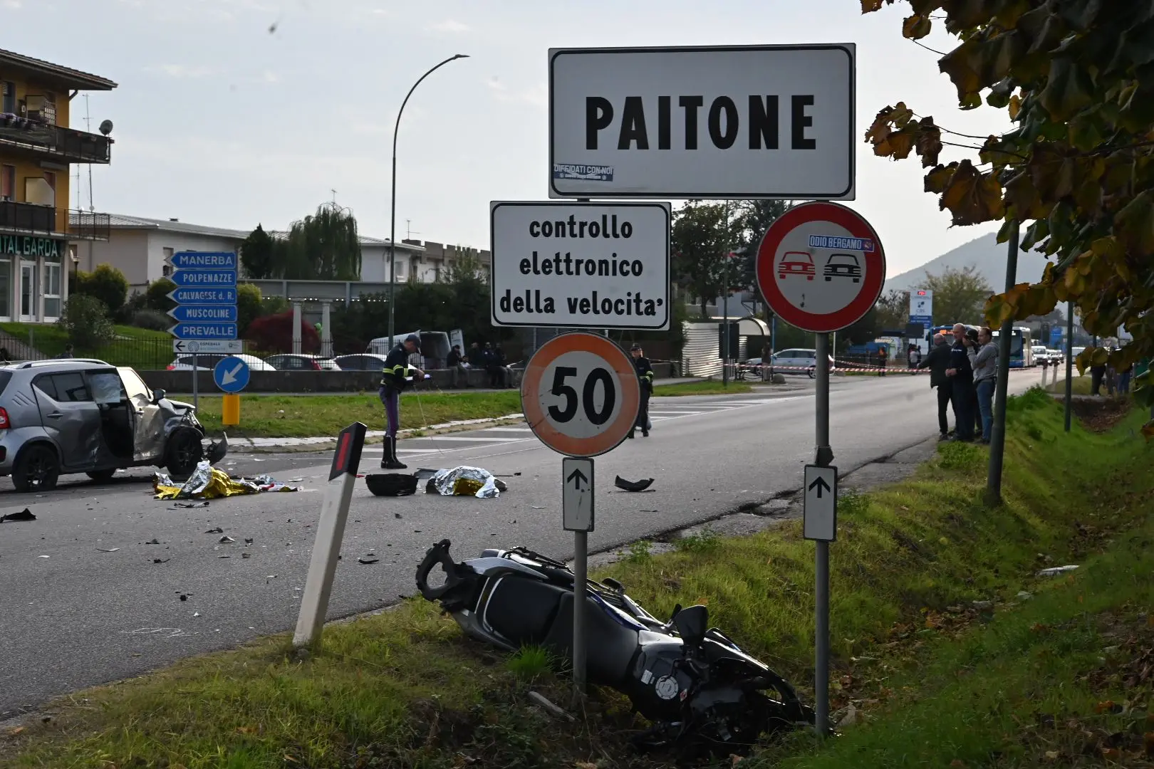 L'incidente mortale di Prevalle