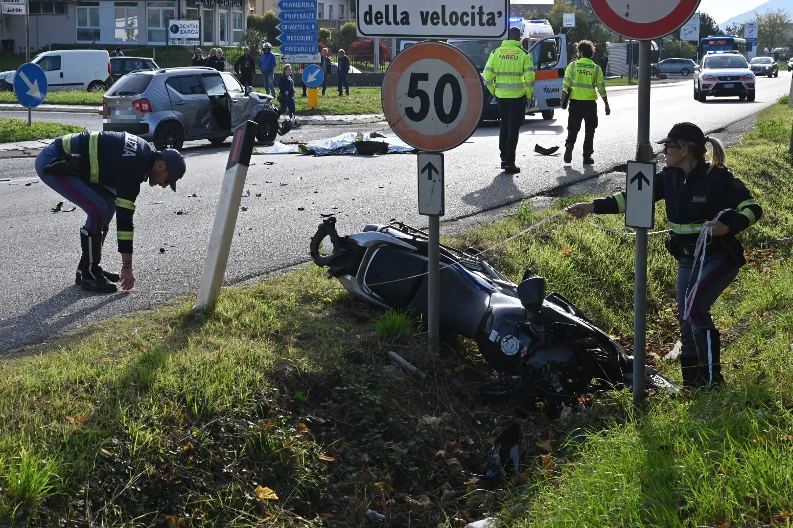 L'incidente mortale di Prevalle