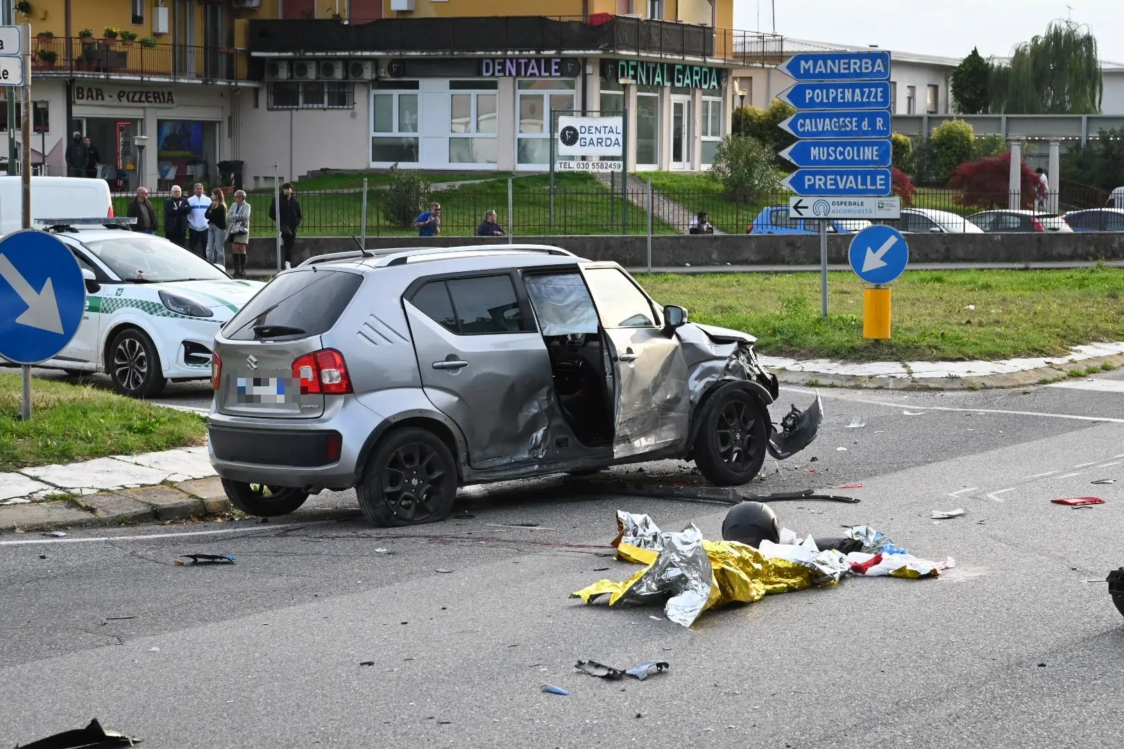 L'incidente mortale di Prevalle