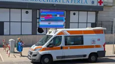 l'ospedale Buccheri La Ferla dove è stata trasportata la bambina di quattordici anni morta a Palermo 27 luglio 2025 Palermo. ANSA/IGOR PETYX