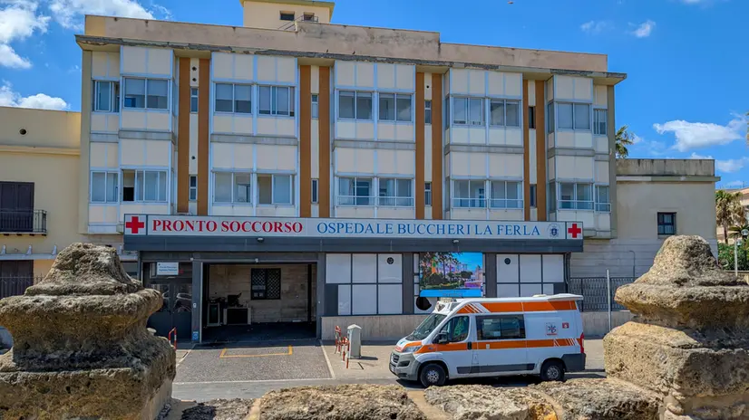 l'ospedale Buccheri La Ferla dove è stata trasportata la bambina di quattordici anni morta a Palermo 27 luglio 2025 Palermo. ANSA/IGOR PETYX