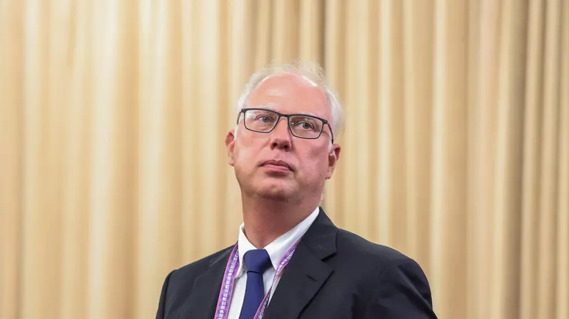 epa12345980 Russia's Special Presidential Envoy on Foreign Investment and Economic Cooperation, Kirill Dmitriev, at Diaoyutai State Guesthouse in Beijing, China, 02 September 2025. Russian President Putin held a series of bilateral meetings ahead of China's Victory Parade commemorating the end of WWII. EPA/MAXIM SHEMETOV / POOL