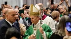 Pope Leo XIV presides over a Holy Mass for the Jubilee of the Synodal Teams and Participatory Bodies in Saint Peter's Basilica, Vatican City, 26 October 2025. ANSA/GIUSEPPE LAMI