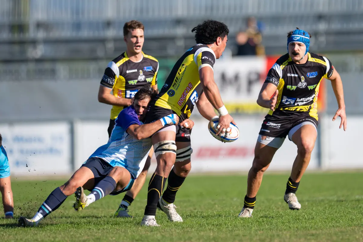 Rugby, gli scatti di Carpenedolo-Cus Torino