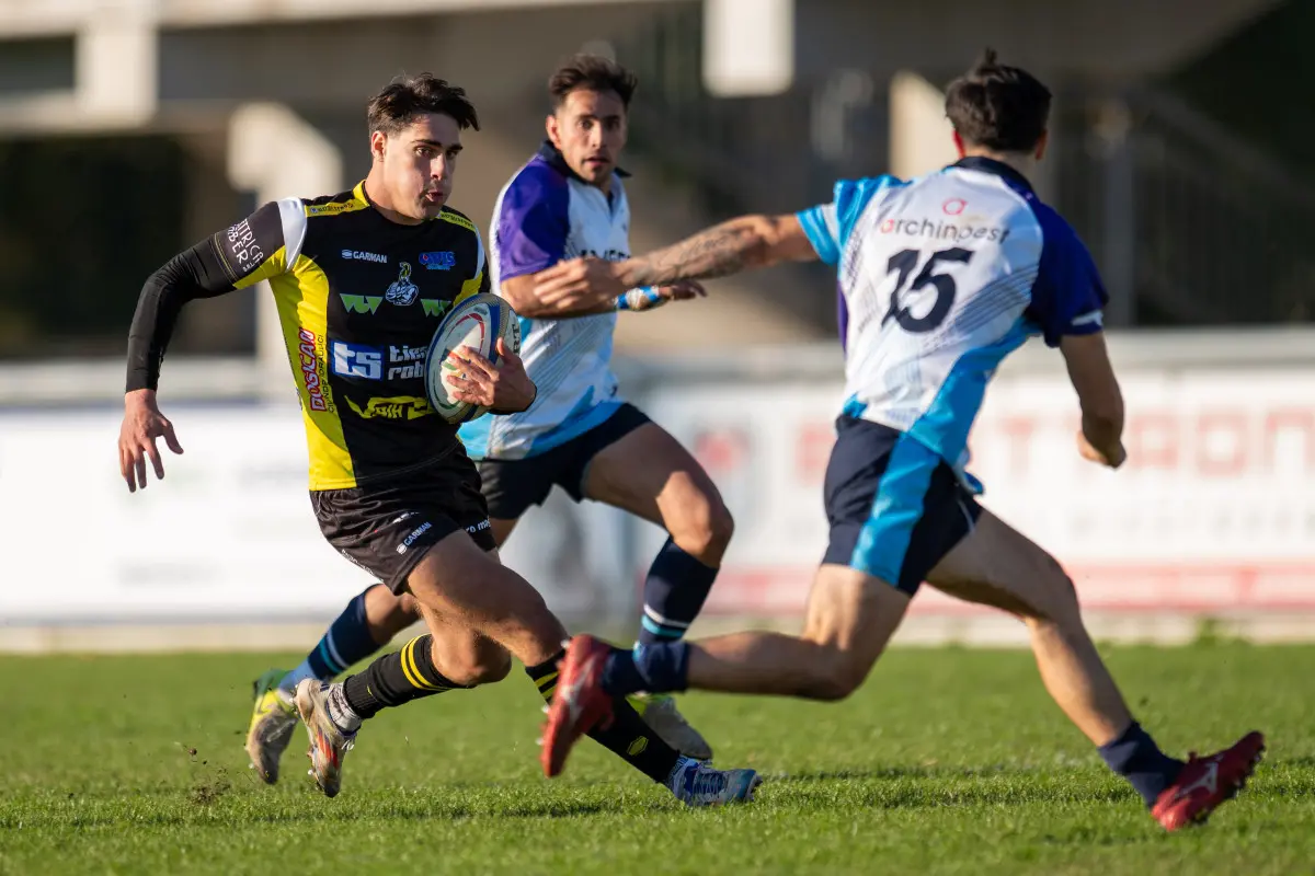 Rugby, gli scatti di Carpenedolo-Cus Torino