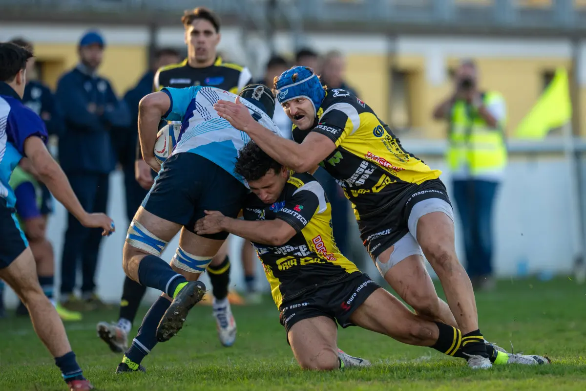 Rugby, gli scatti di Carpenedolo-Cus Torino