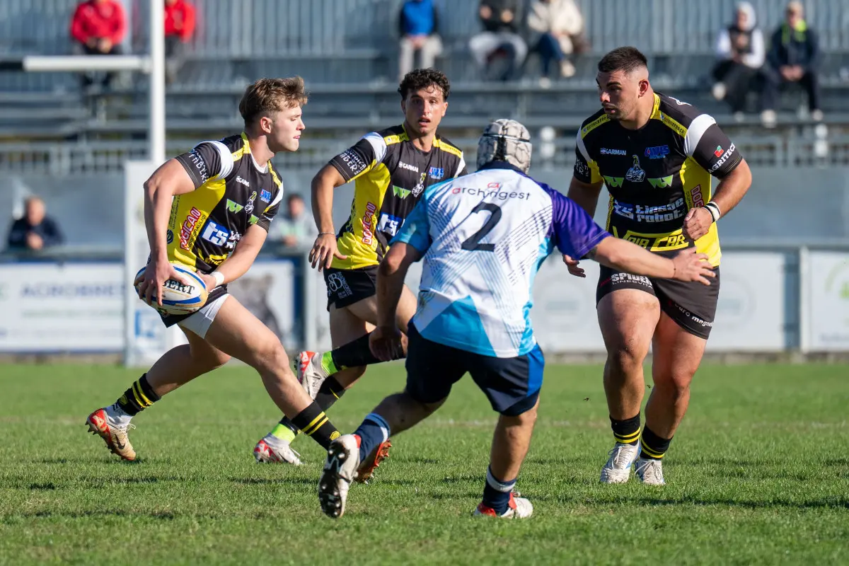Rugby, gli scatti di Carpenedolo-Cus Torino