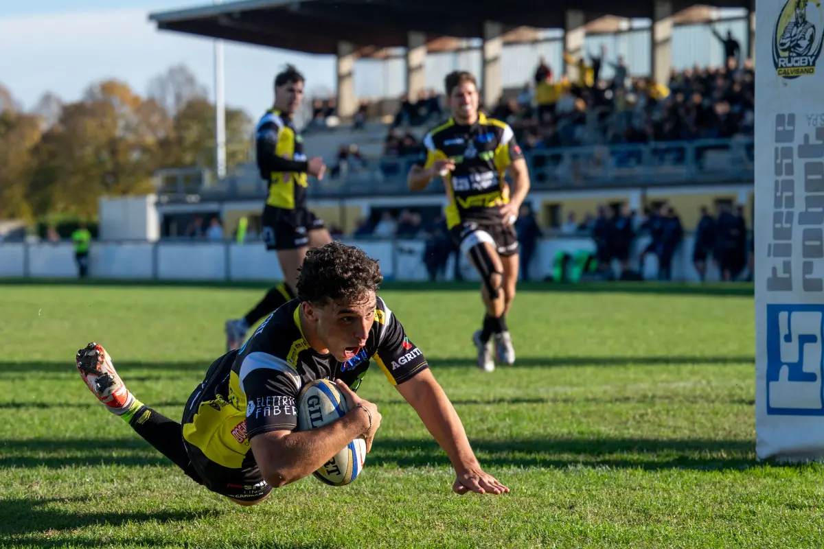 Rugby, gli scatti di Carpenedolo-Cus Torino