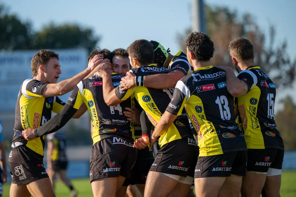 Rugby, gli scatti di Carpenedolo-Cus Torino