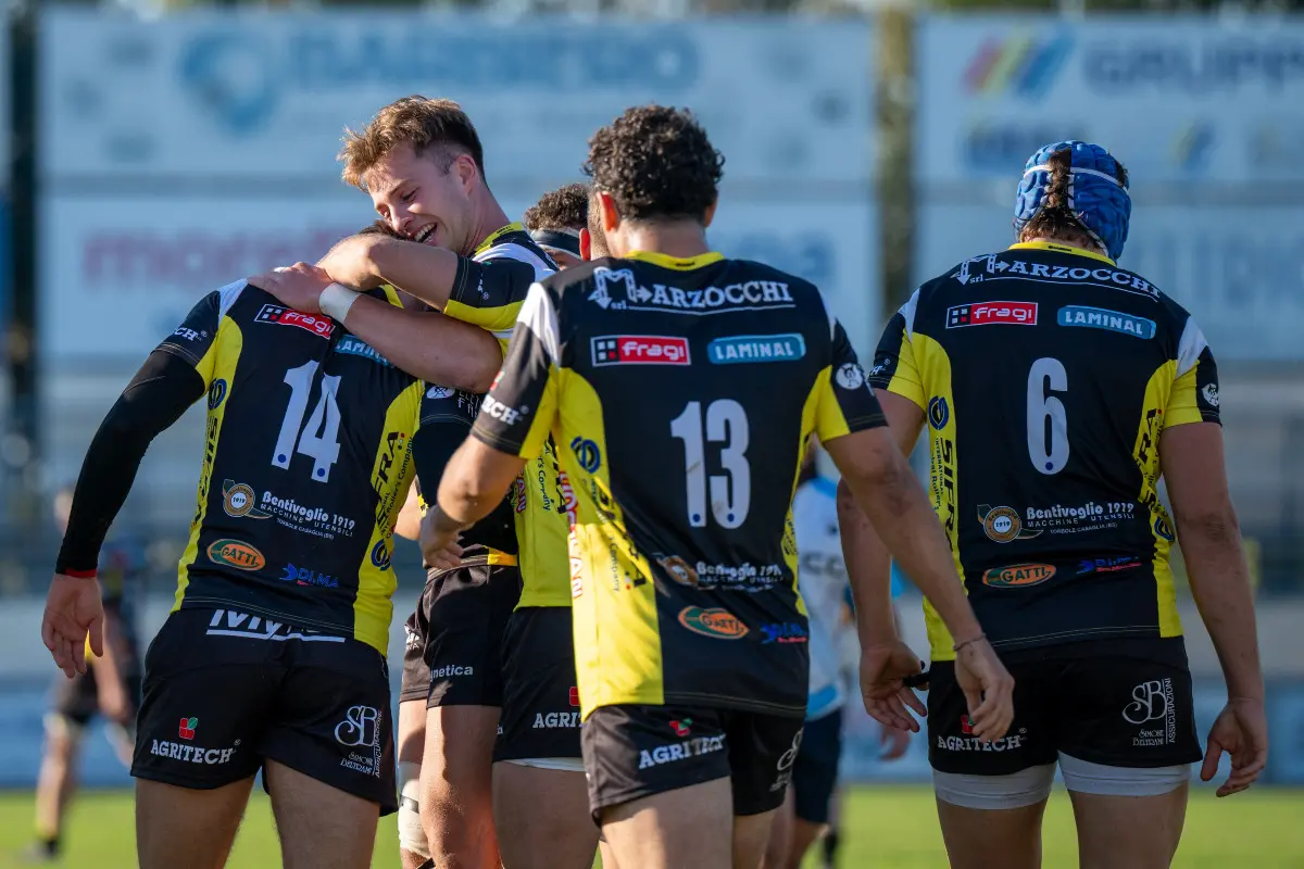 Rugby, gli scatti di Carpenedolo-Cus Torino