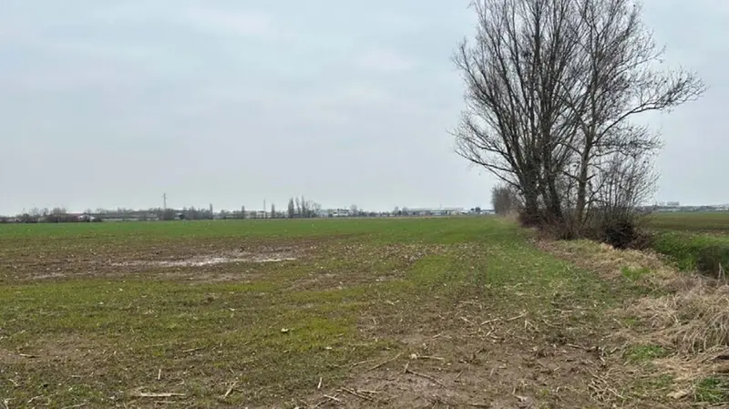 L'area dove sorgerà l'impianto fotovoltaico
