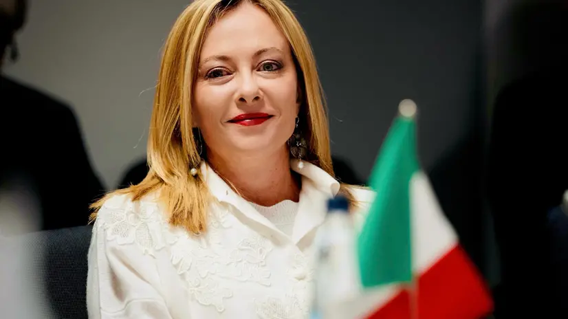 epa12475448 A handout photo made available by Palazzo Chigi Press Office, shows Italian Prime Minister Giorgia Meloni ,at the Europa Building to participate in the European Council, in Brussels, Belgium, 23 October 2025. EPA/Filippo Attili / PALAZZO CHIGI PRESS OFFICE HANDOUT HANDOUT EDITORIAL USE ONLY/NO SALES