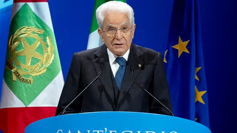 Roma - Il Presidente della Repubblica Sergio Mattarella all’incontro internazionale per la pace dal titolo “Osare la pace-Religioni e Culture in dialogo”, oggi 26 ottobre 2025. (Foto di Paolo Giandotti - Ufficio Stampa per la Stampa e la Comunicazione della Presidenza della Repubblica)