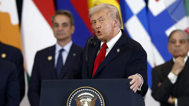 Donald Trump è il simbolo della provvisorietà della politica internazionale - Foto Ansa © www.giornaledibrescia.it