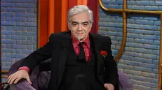 FOTO EMBARGATE FINO A VENERDI 19/9 DOPO CONF STAMPA Morgan nel corso della prima puntata della nuova stagione di Ciao Maschio a Roma, 16 settembre 2025. Il programma sarà in onda su Rai 1 dal 20 settembre. ANSA/MAURIZIO BRAMBATTI