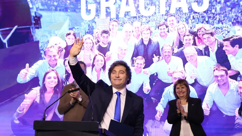 Milei ha trionfato nelle elezioni a medio termine in Argentina - Foto Ansa © www.giornaledibrescia.it