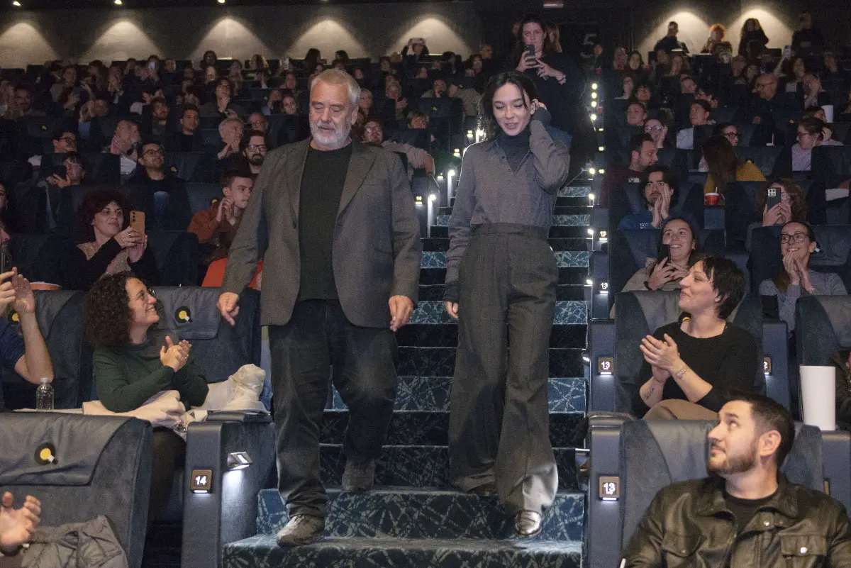 Luca Besson e Matilda De Angelis alla Multisala Oz