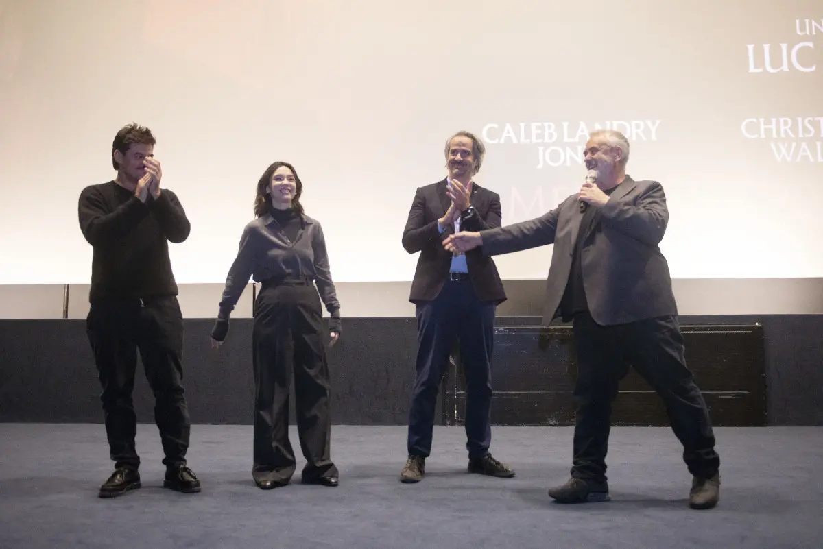 Luca Besson e Matilda De Angelis alla Multisala Oz