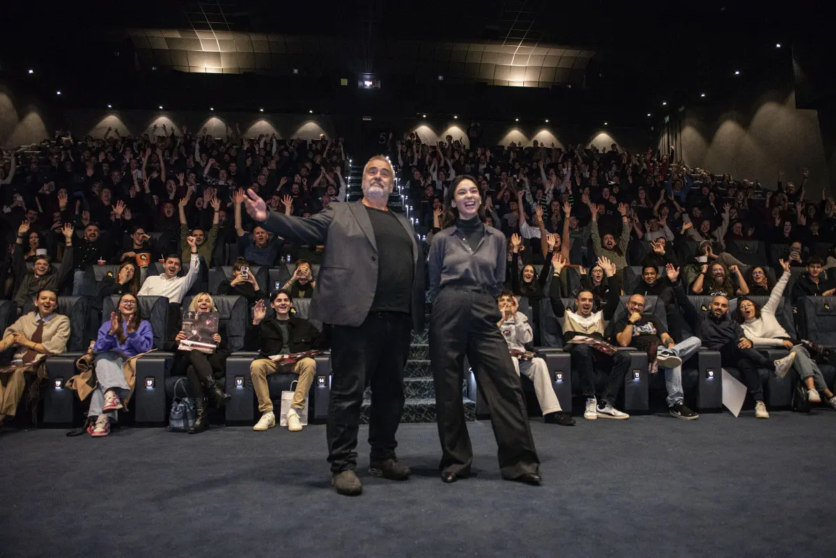 Luca Besson e Matilda De Angelis alla Multisala Oz