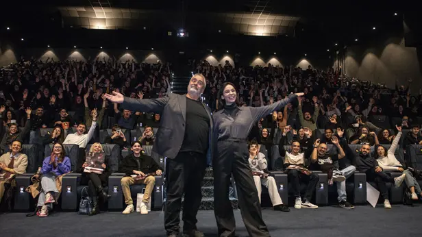 Luca Besson e Matilda De Angelis alla Multisala Oz