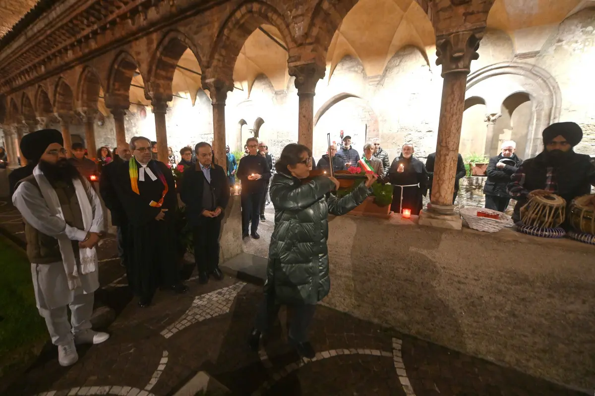 La Preghiera interreligiosa per la pace al convento francescano