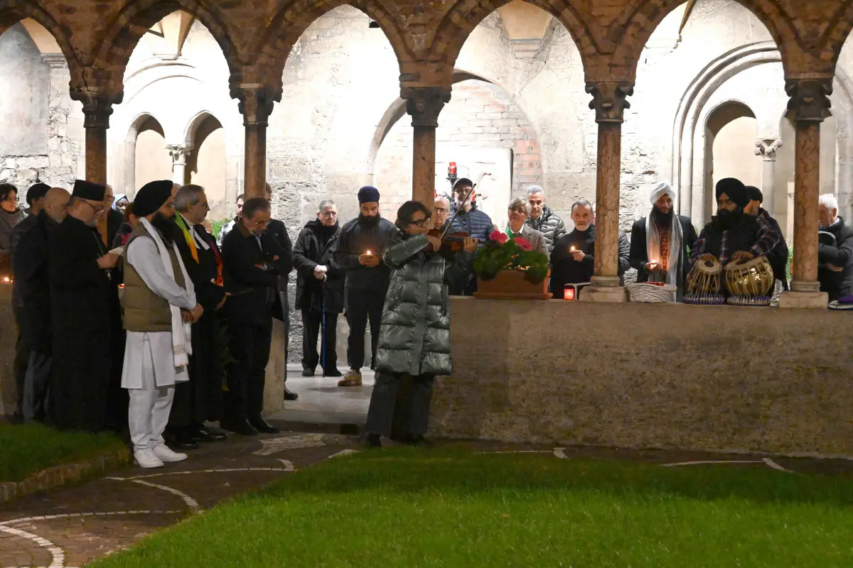 La Preghiera interreligiosa per la pace al convento francescano