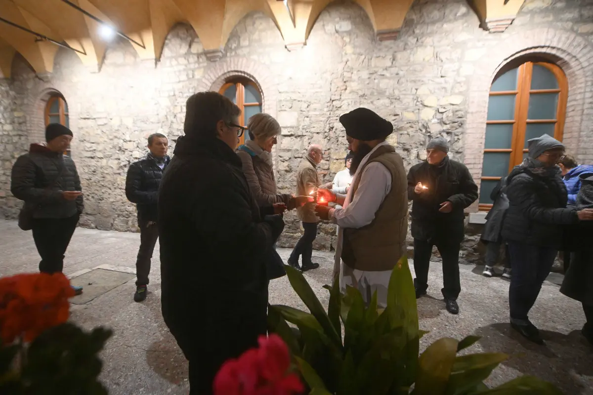 La Preghiera interreligiosa per la pace al convento francescano