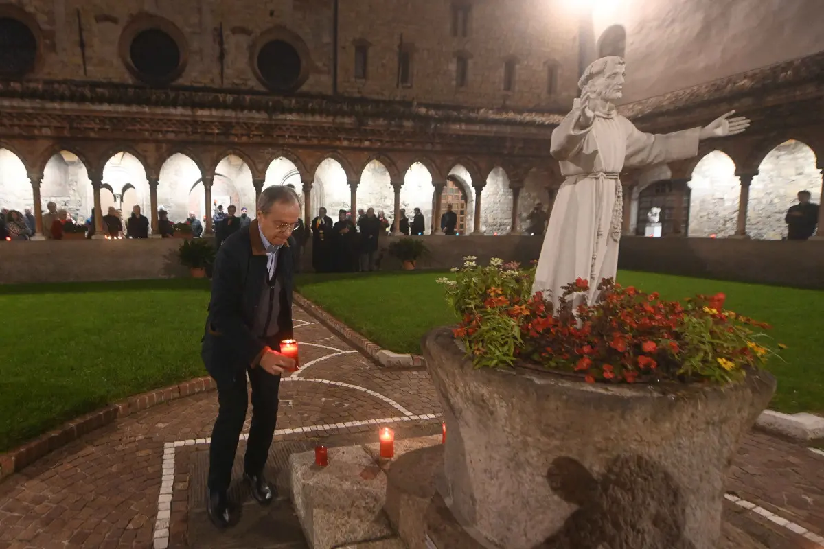 La Preghiera interreligiosa per la pace al convento francescano