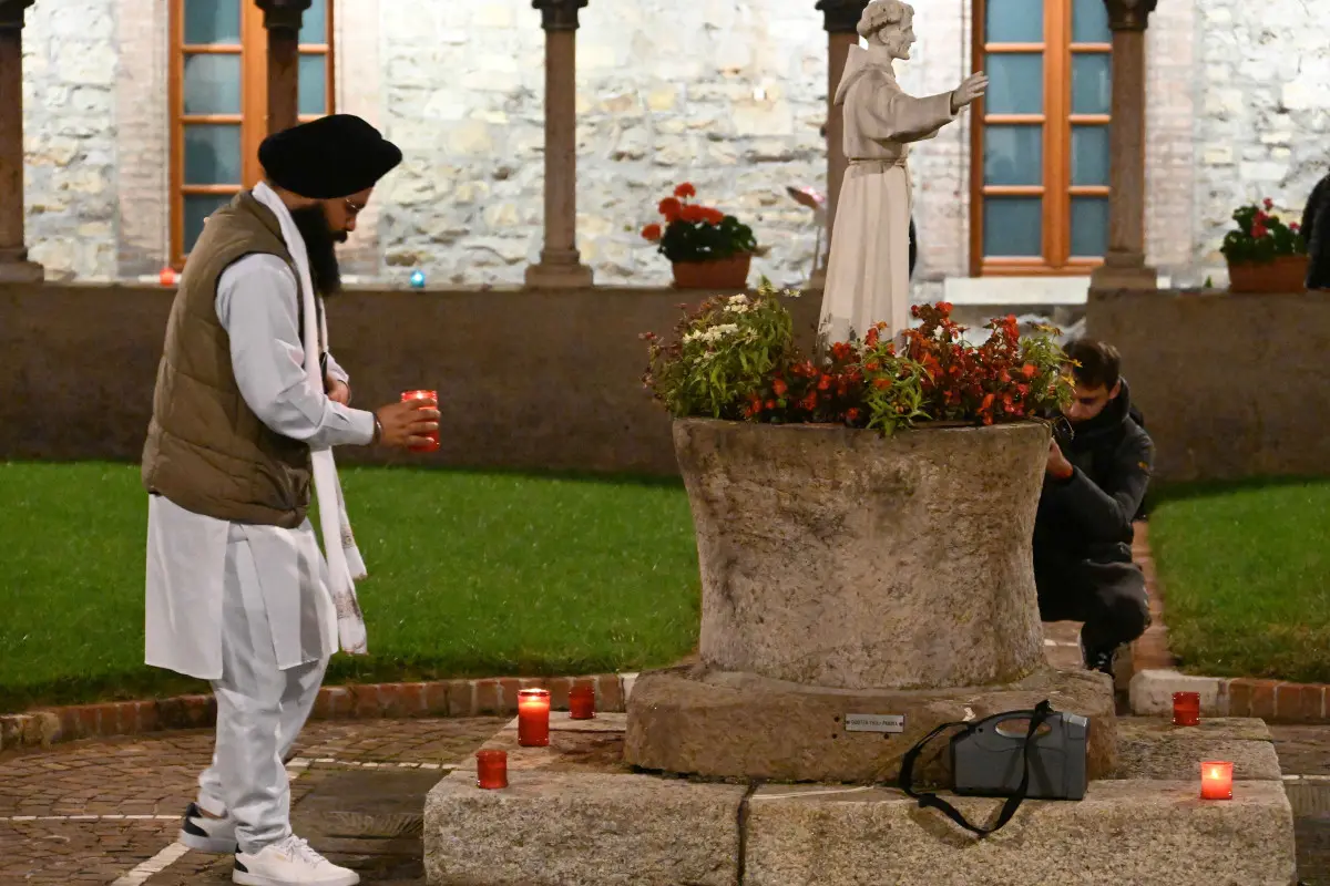 La Preghiera interreligiosa per la pace al convento francescano