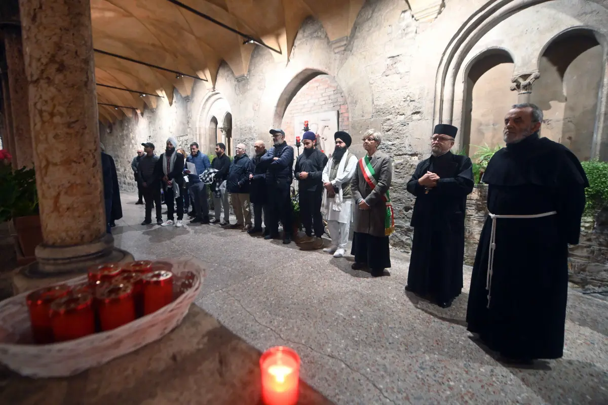 La Preghiera interreligiosa per la pace al convento francescano