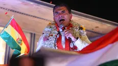 Rodrigo Paz Pereira è il nuovo presidente della Bolivia - Foto Ansa/Epa/Luis Gandarillas © www.giornaledibrescia.it