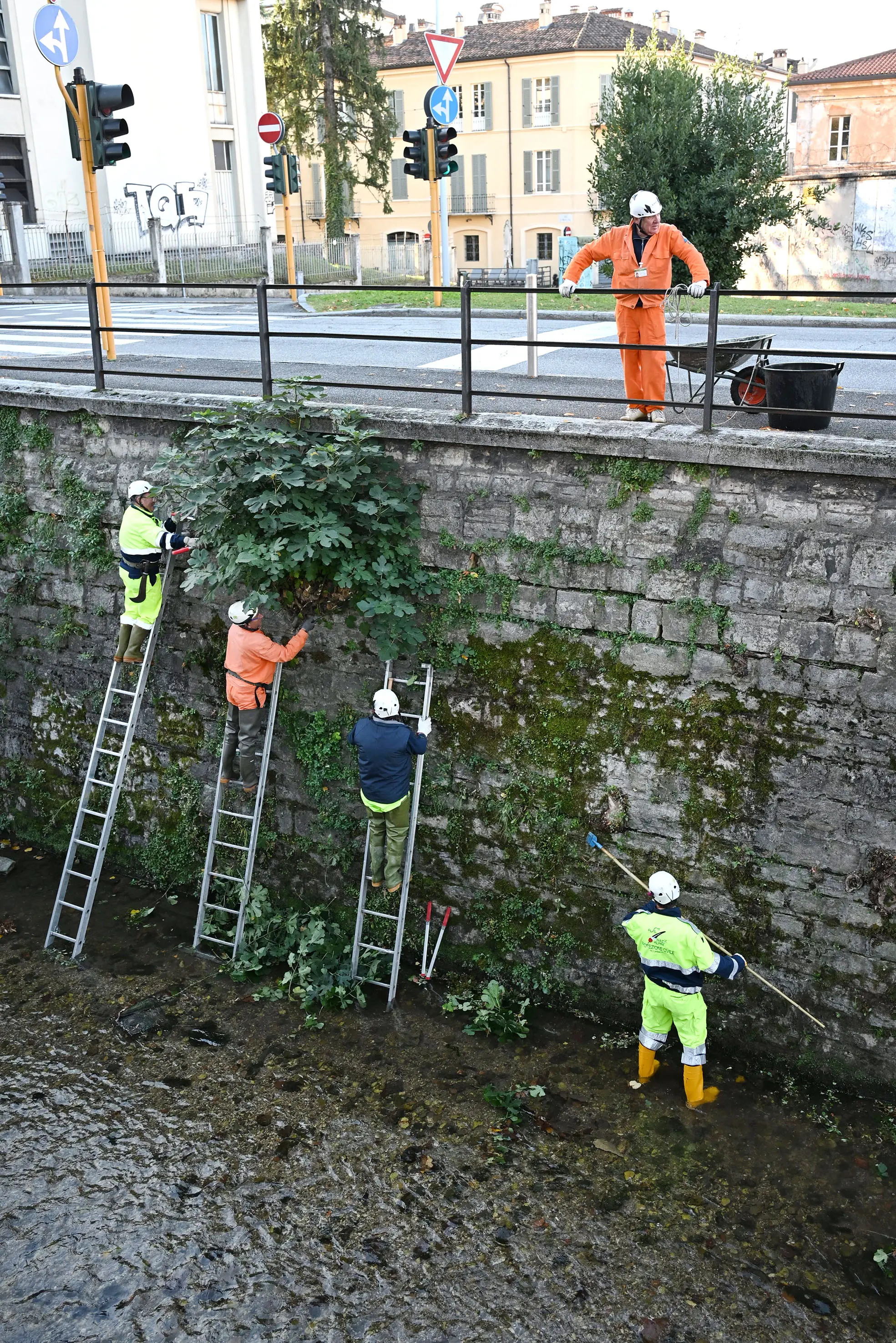 Gli Alpini hanno ripulito il Garza