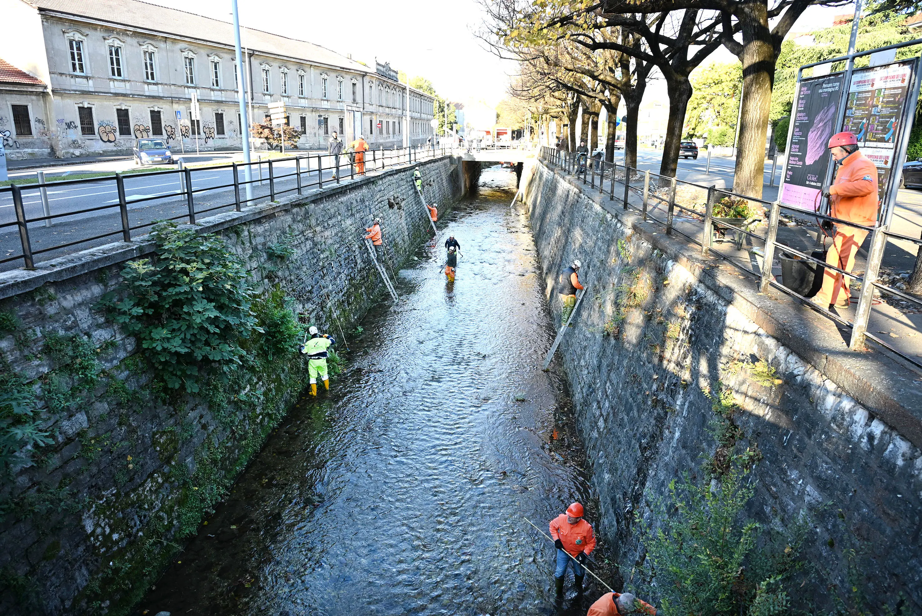 Gli Alpini hanno ripulito il Garza