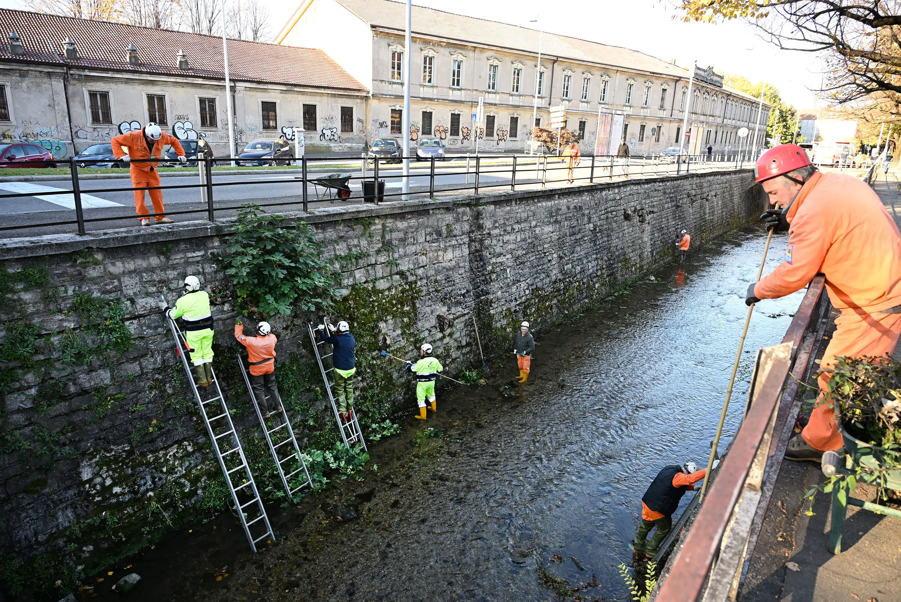 Gli Alpini hanno ripulito il Garza