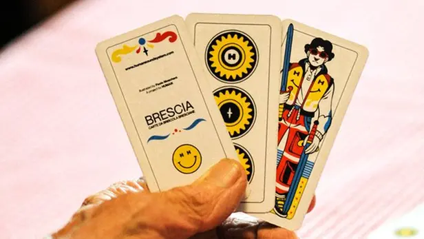 Le carte da briscola bresciane rivisitate da Human