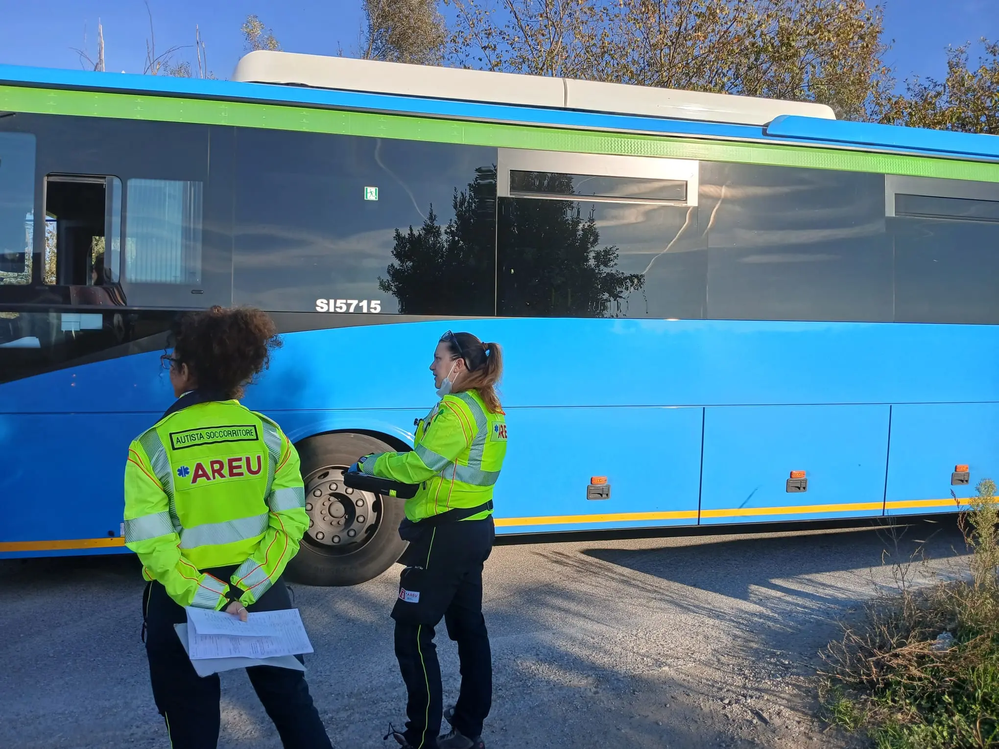 I soccorsi per l'intossicazione da spray al peperoncino a Leno
