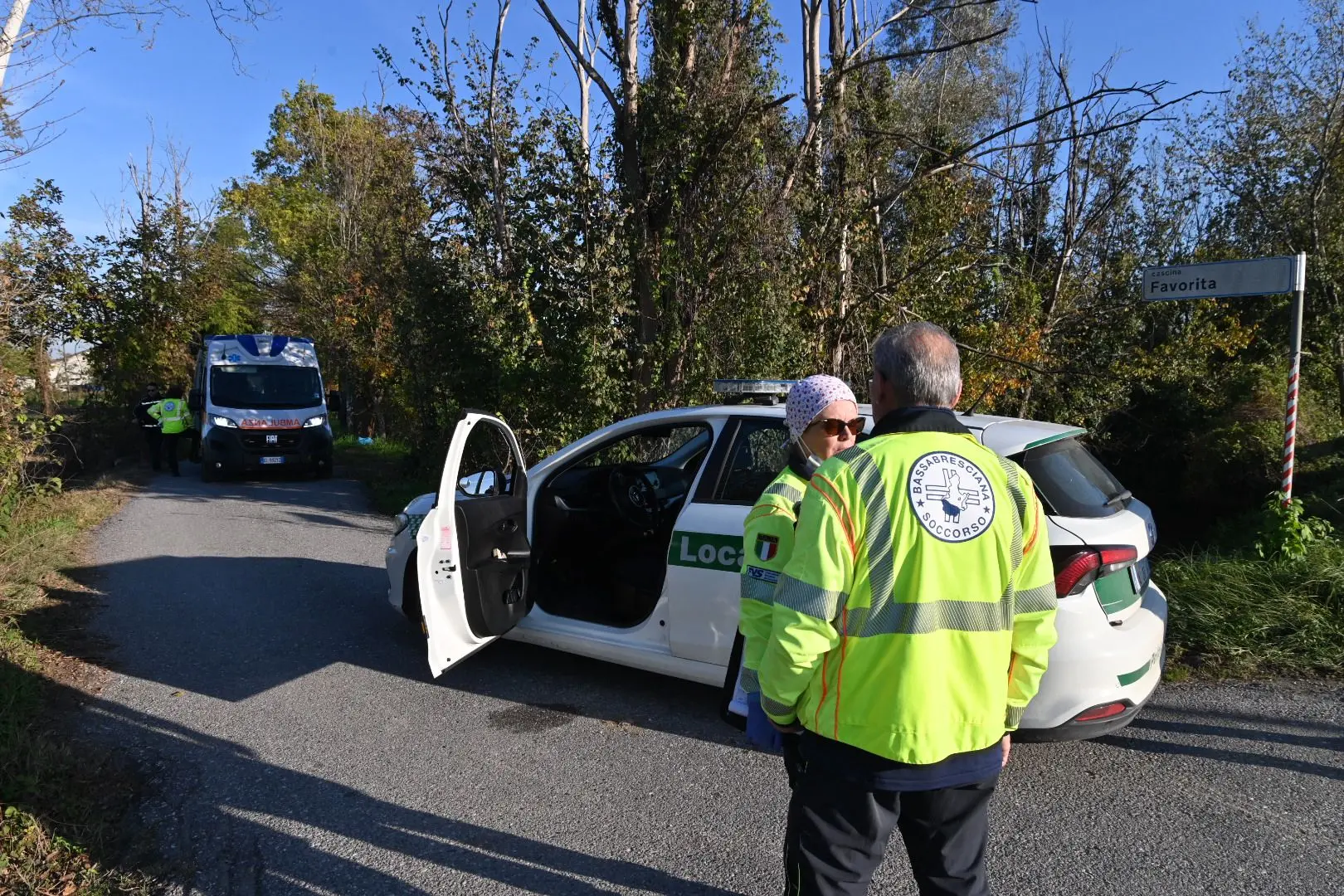 I soccorsi per l'intossicazione da spray al peperoncino a Leno