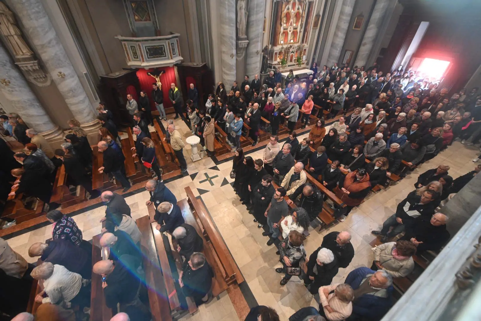 Il funerale di Francesco Panada