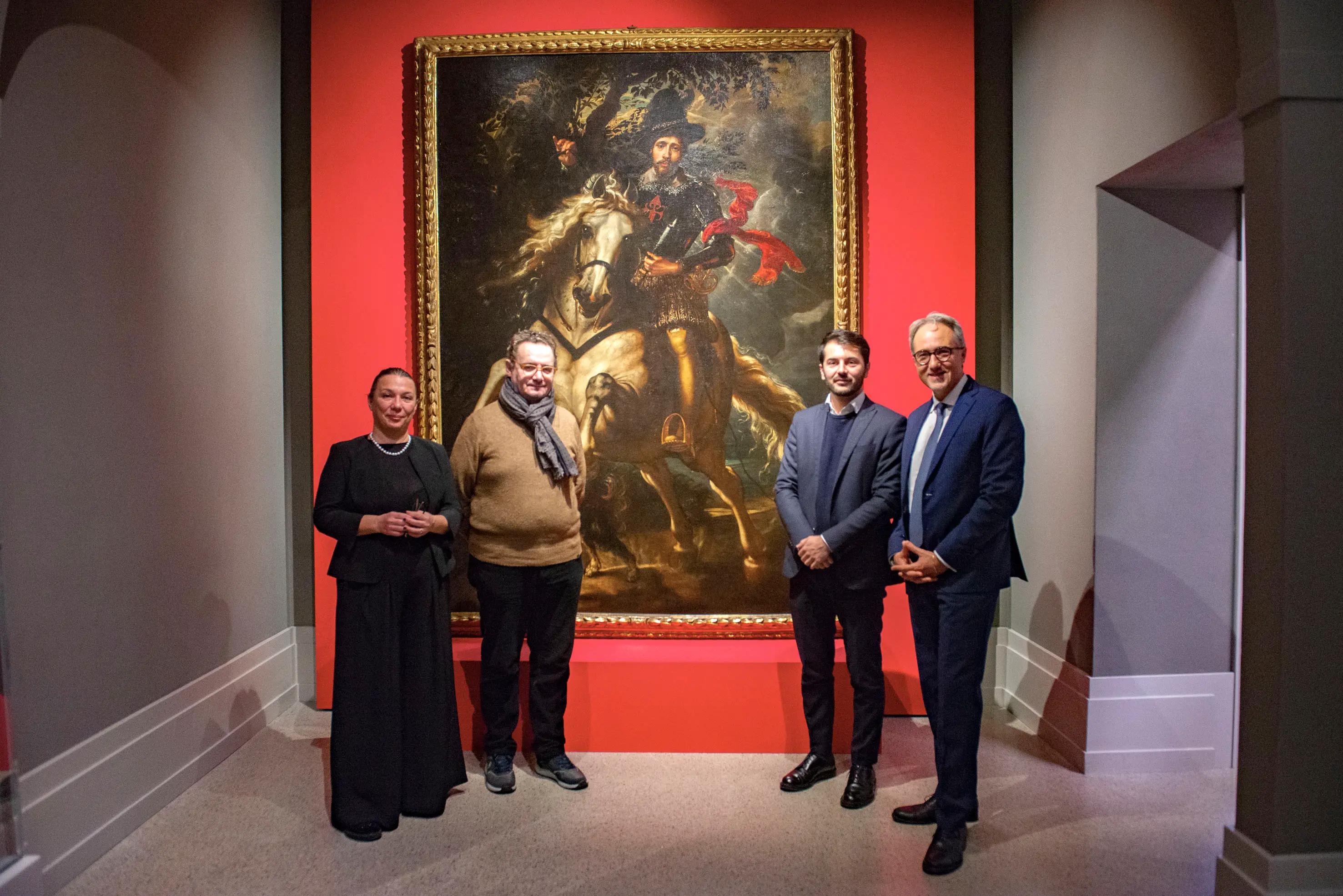 Il Cavaliere di Rubens arriva in Pinacoteca