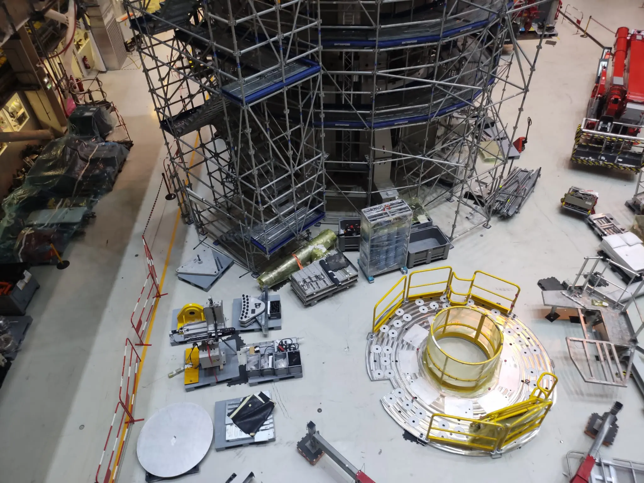 Nel laboratorio di assemblaggio di Iter